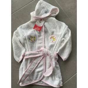 beyaz kız bornoz 1 yaş