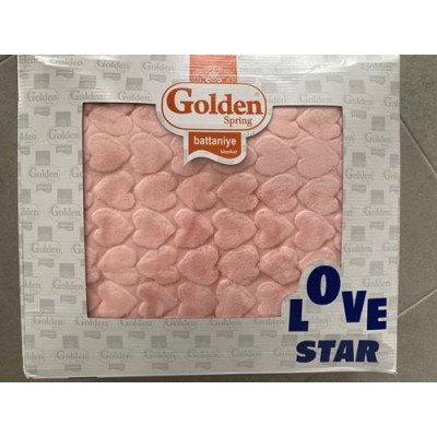 golden yumuşak yapılı battaniye